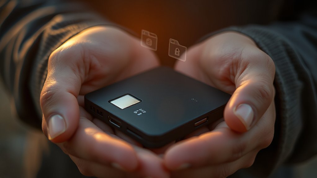 privacy first on device encrypted security